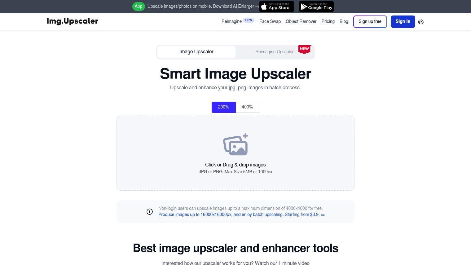 Smart Image Upscaler screenshot thumbnail