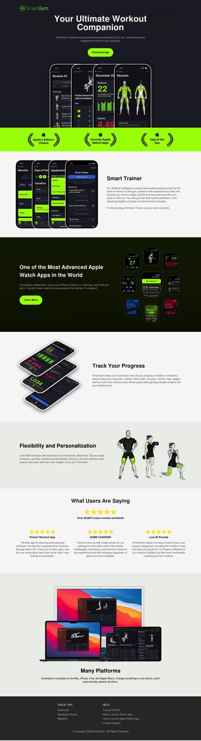 SmartGym full screenshot