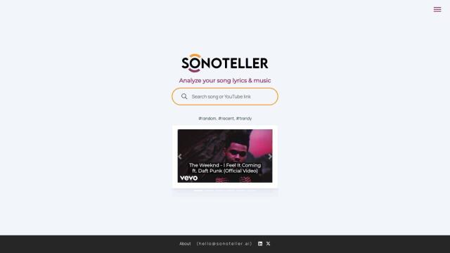 SONOTELLER full screenshot