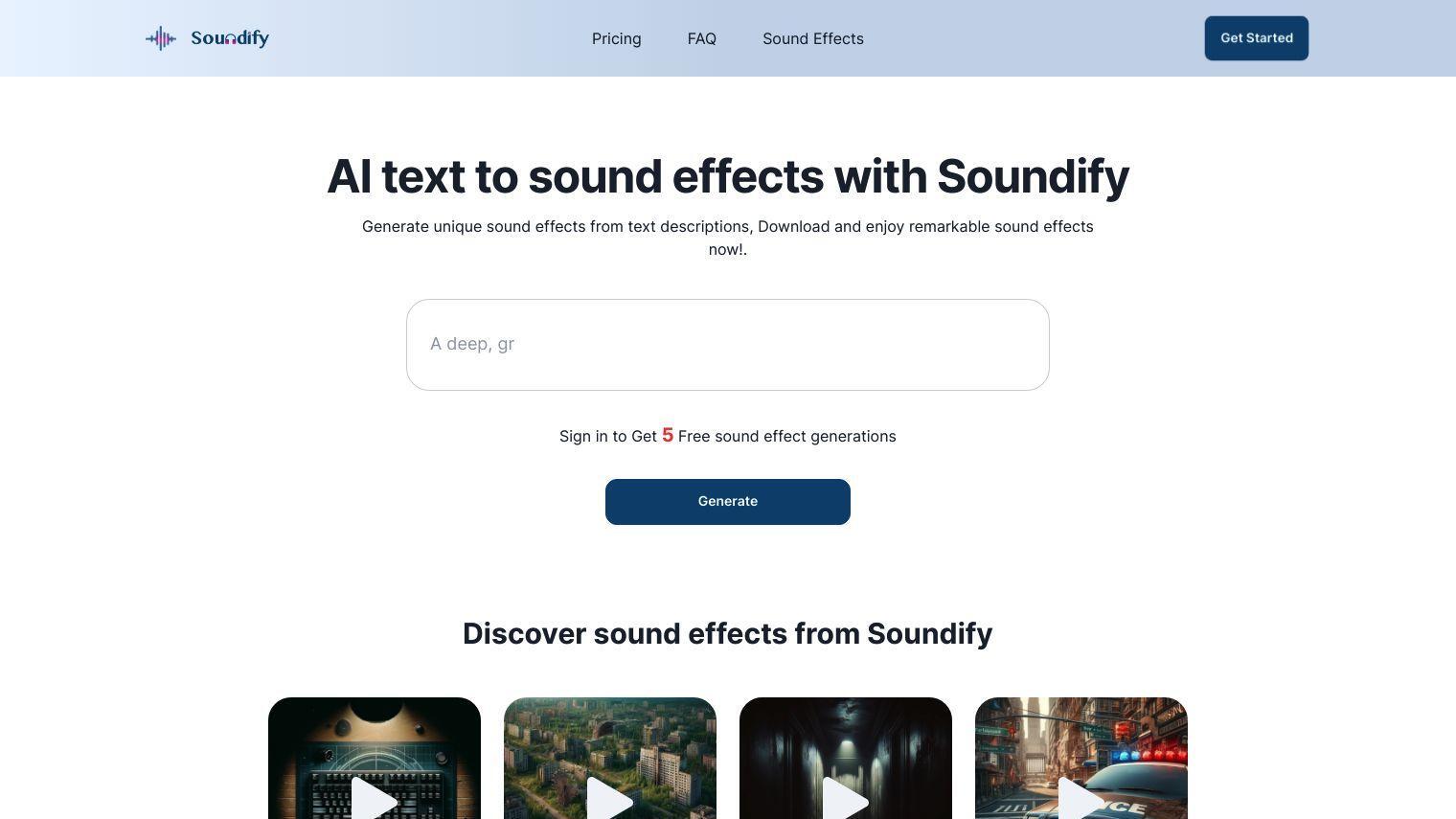 Soundify screenshot thumbnail