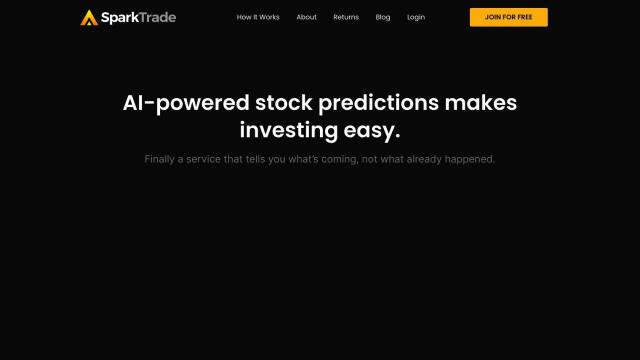 SparkTrade screenshot thumbnail