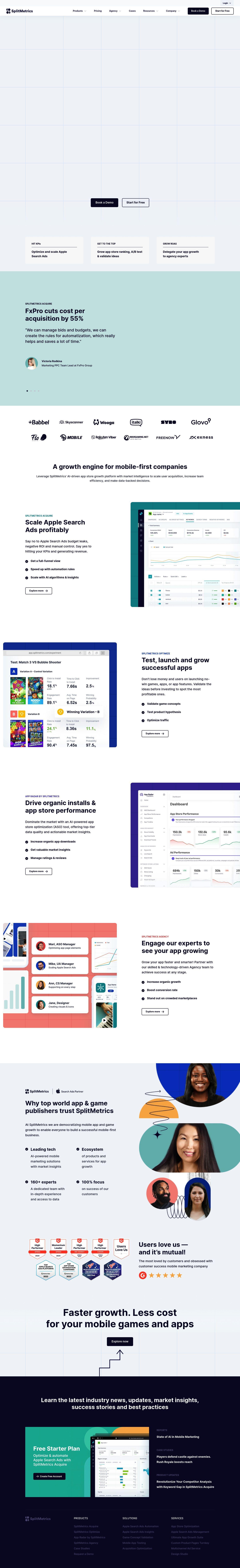 SplitMetrics full screenshot