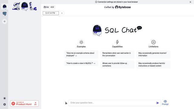 SQL Chat full screenshot