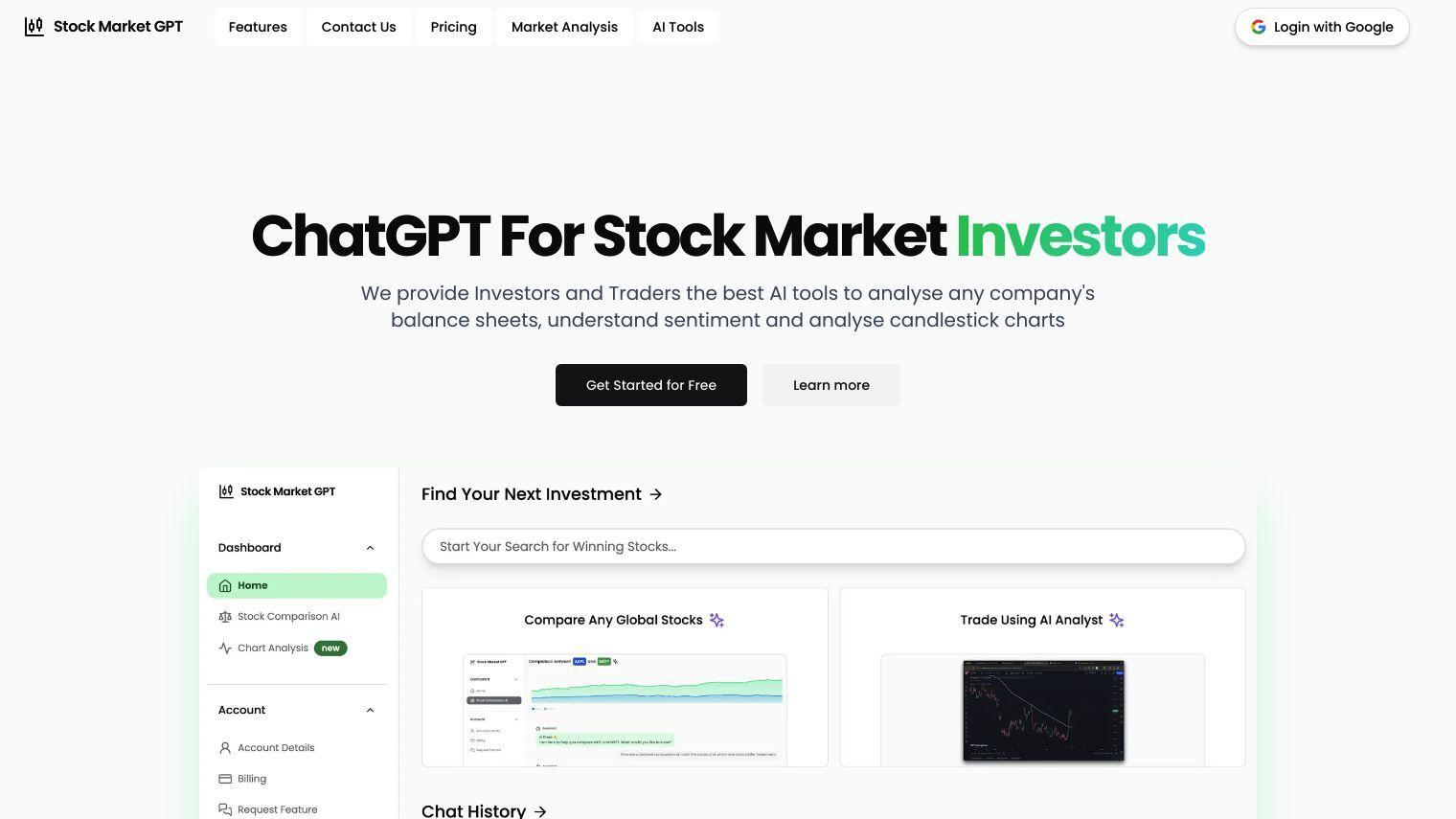 Stock Market GPT screenshot thumbnail