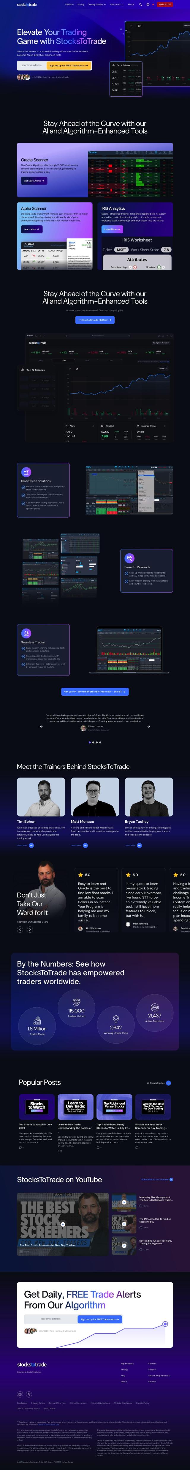 StocksToTrade full screenshot