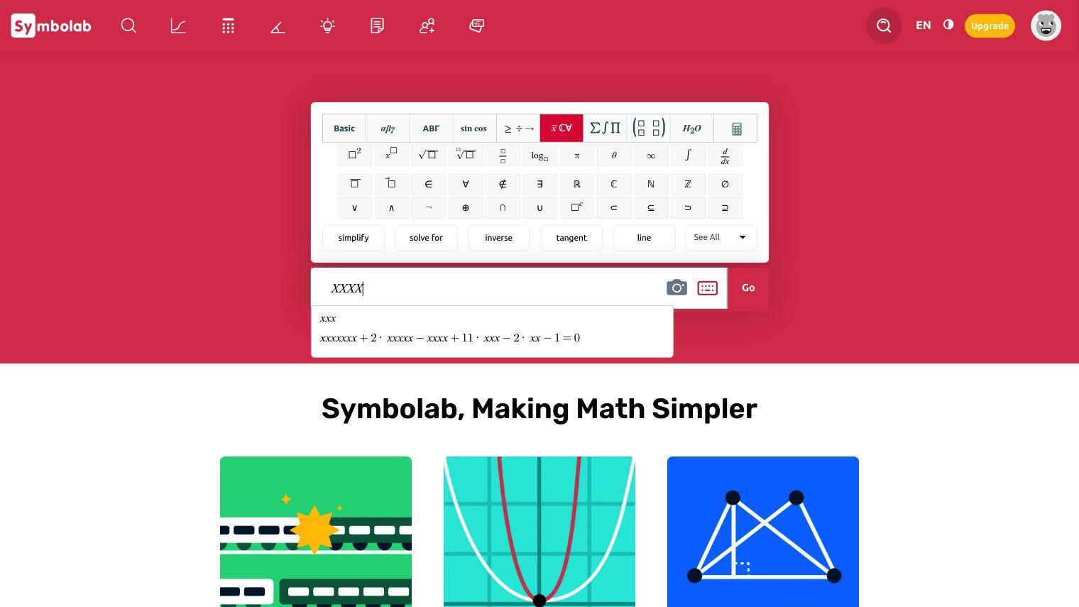 Symbolab screenshot thumbnail