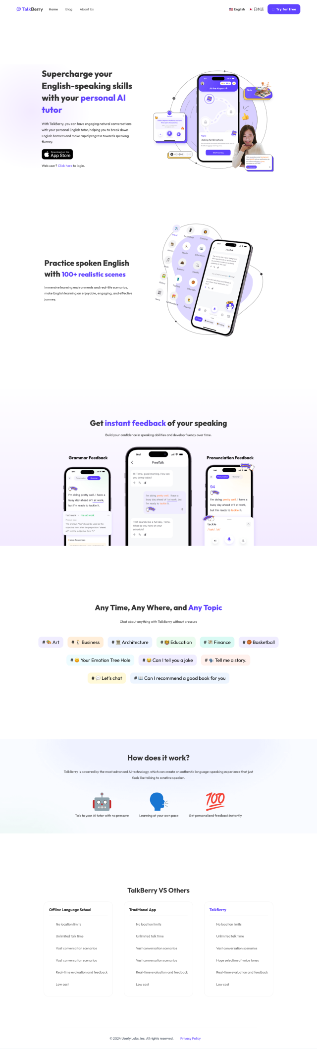 TalkBerry full screenshot