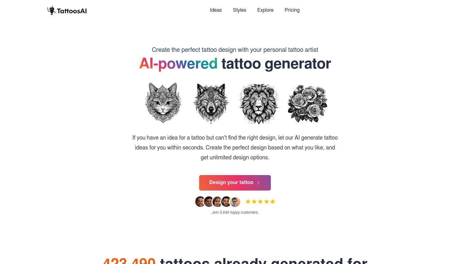 TattoosAI screenshot thumbnail