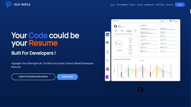 TechProfile screenshot thumbnail