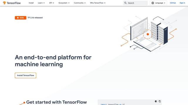 TensorFlow screenshot thumbnail