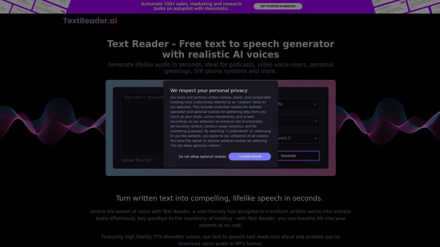 Text Reader screenshot thumbnail