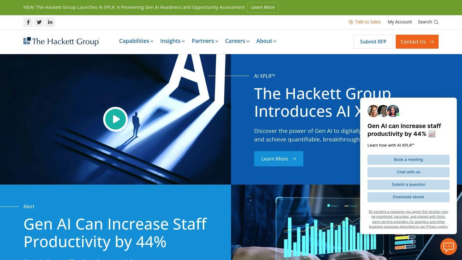 The Hackett Group screenshot thumbnail