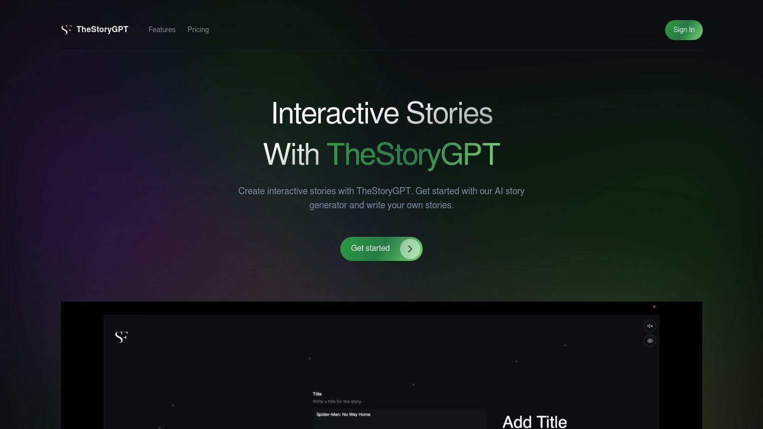 TheStoryGPT screenshot thumbnail