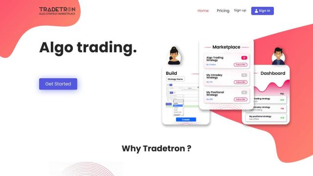 Tradetron screenshot thumbnail