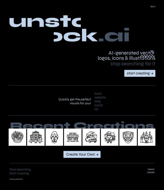 unstock full screenshot