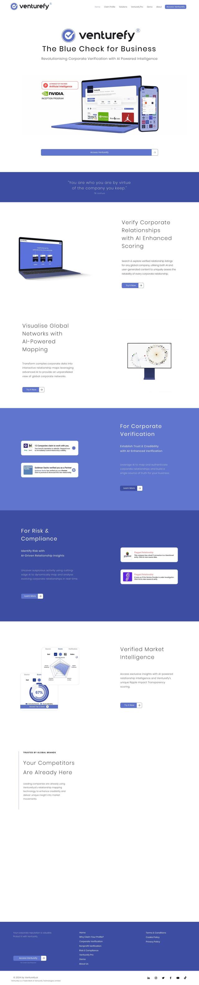 Venturefy full screenshot