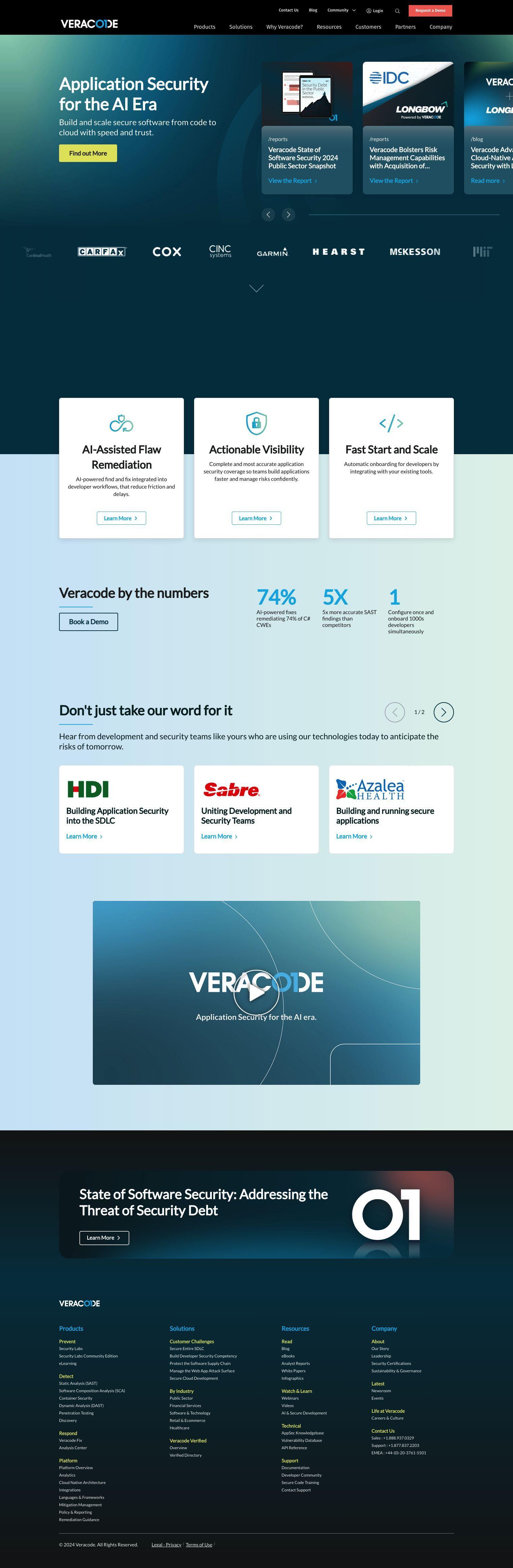 Veracode full screenshot