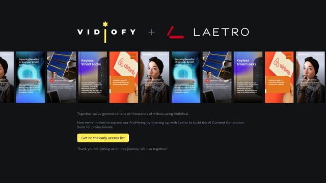 Vidiofy + Laetro full screenshot