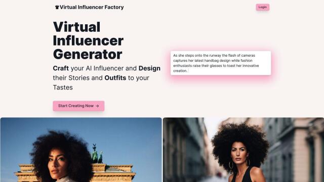 Virtual Influencer Generator screenshot thumbnail