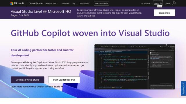 Visual Studio screenshot thumbnail