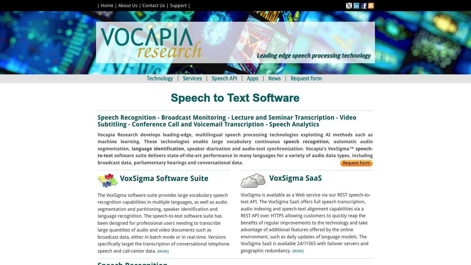 Vocapia screenshot thumbnail