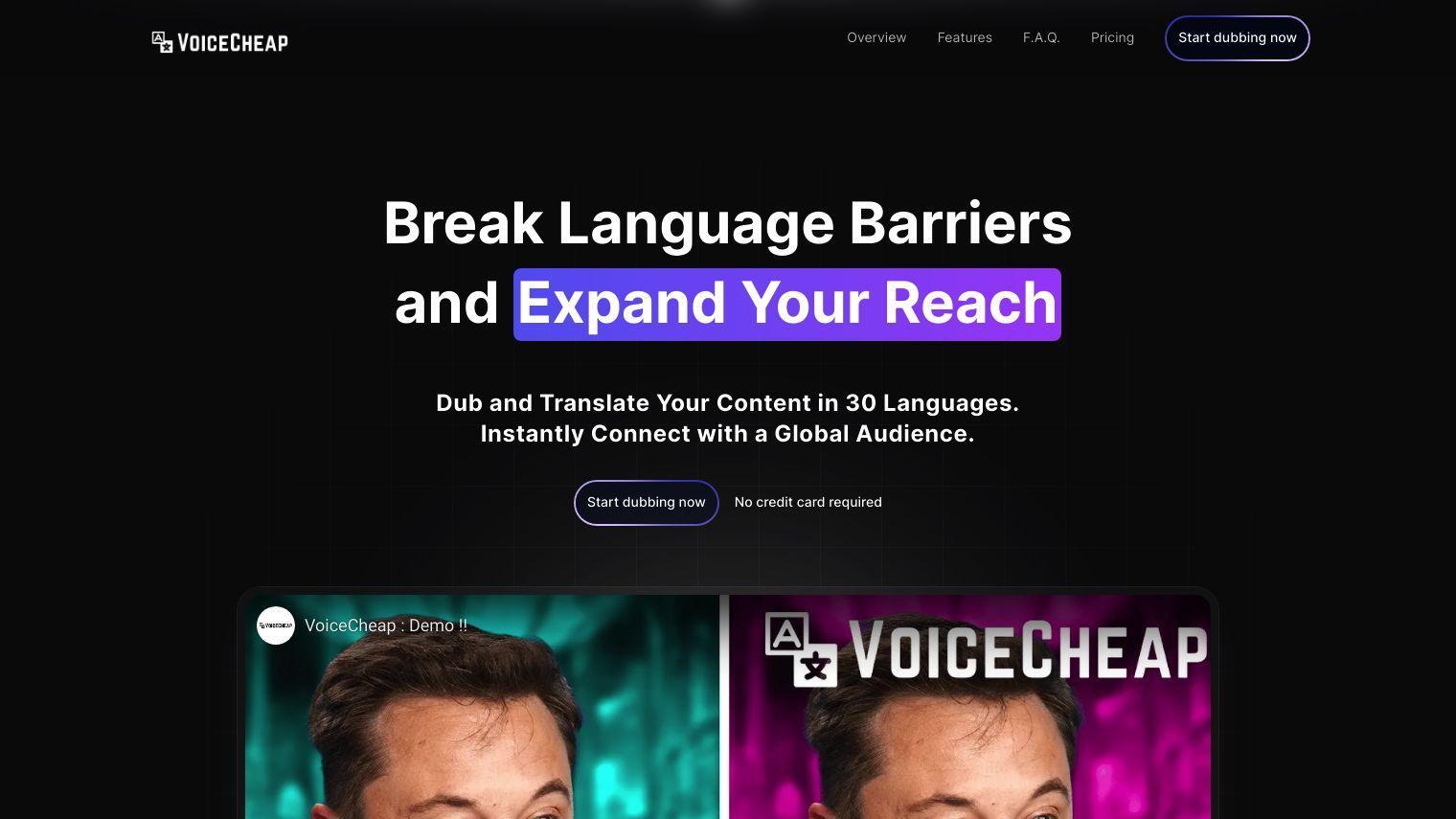 VoiceCheap screenshot thumbnail