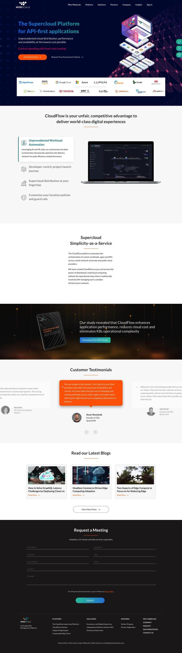 Webscale full screenshot