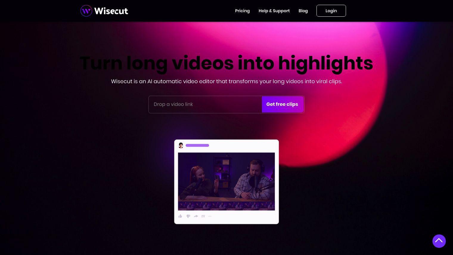 Wisecut screenshot thumbnail