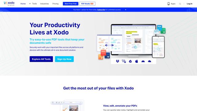 Xodo screenshot thumbnail