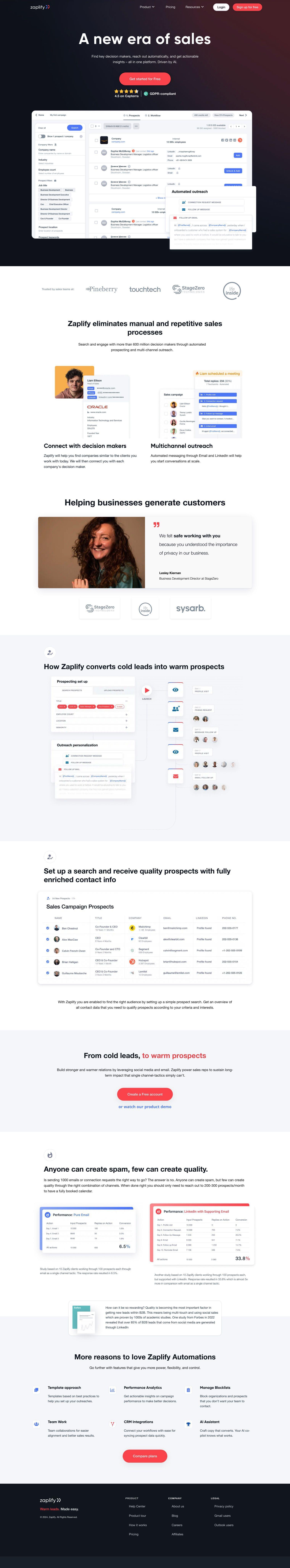 Zaplify full screenshot