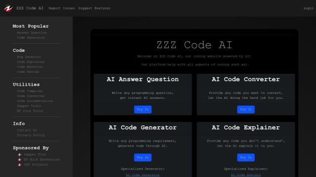 ZZZ Code AI screenshot thumbnail